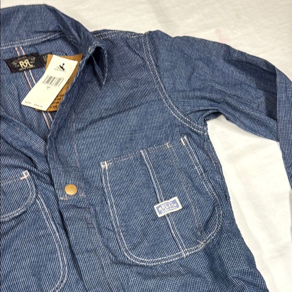 Ralph Lauren Double RL Blue Workwear Jumpsuit/overall 100% cotton made in Tunis - Picture 9 of 16